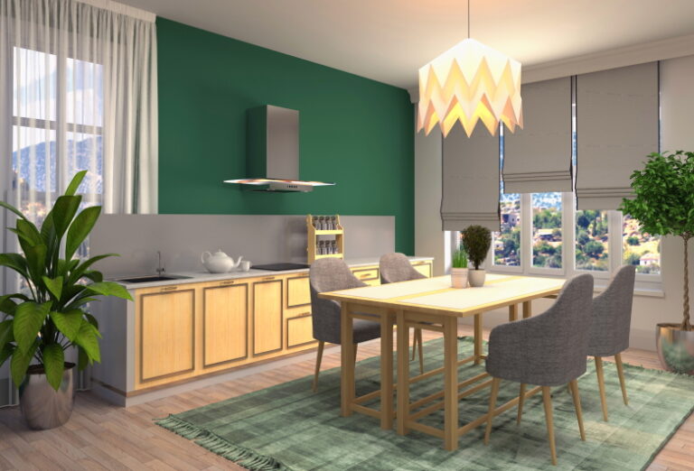 Ide-ide untuk Desain Interior untuk Ruang Makan Keluarga