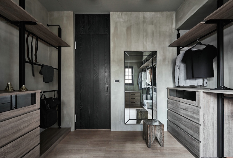 Inspirasi Desain Ruang Ganti Minimalis Modern