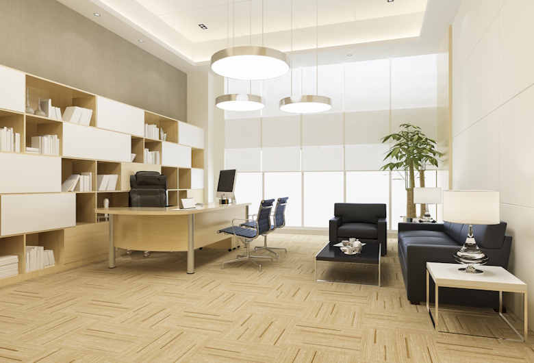 Desain Ruang Kerja Direktur Minimalis Modern Terbaru