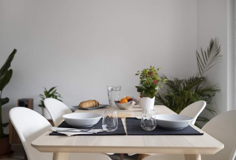 Desain Meja Lipat untuk Ruang Makan Apartemen