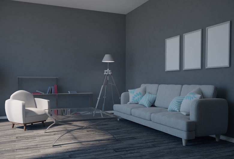Inspirasi Warna Cat Interior dengan Nuansa Greyish Blue