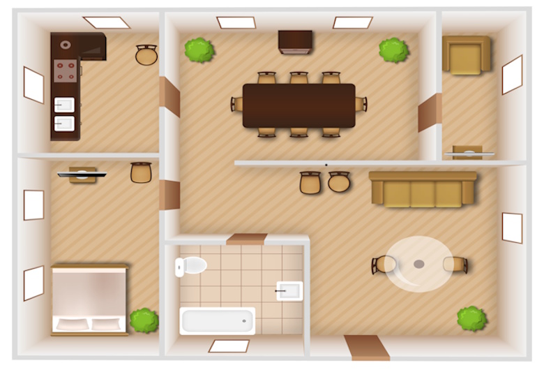 Desain Rumah Ukuran 7X12 dengan 2 Kamar yang Nyaman dan Fungsional