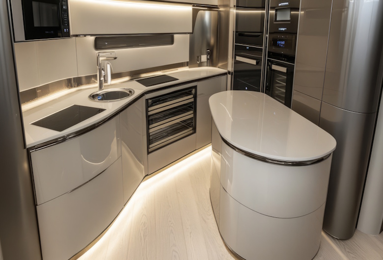 Material Glossy Modern untuk Dapur, Ruang Tamu, dan Kamar