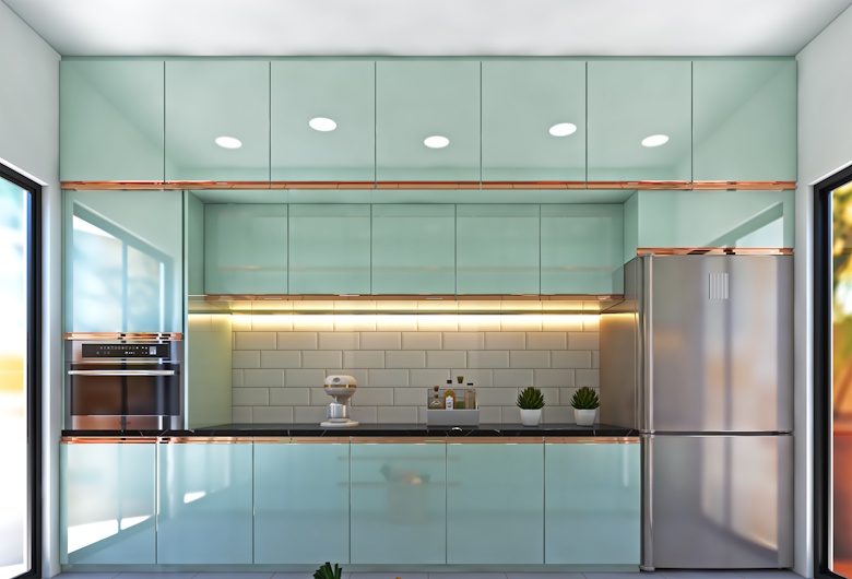 Inspirasi Kitchen Backsplash Kaca Minimalis yang Banyak Diminati