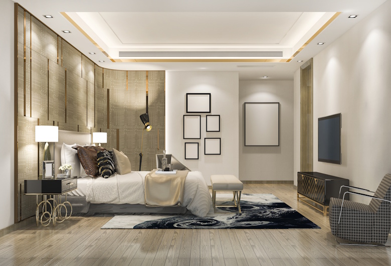 Interior Apartemen Mewah dengan Sentuhan Elegan dan Berkelas