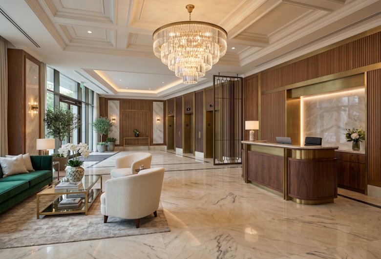 Desain Interior Lobby Apartemen yang Mewah dan Berkesan bagi Setiap Tamu