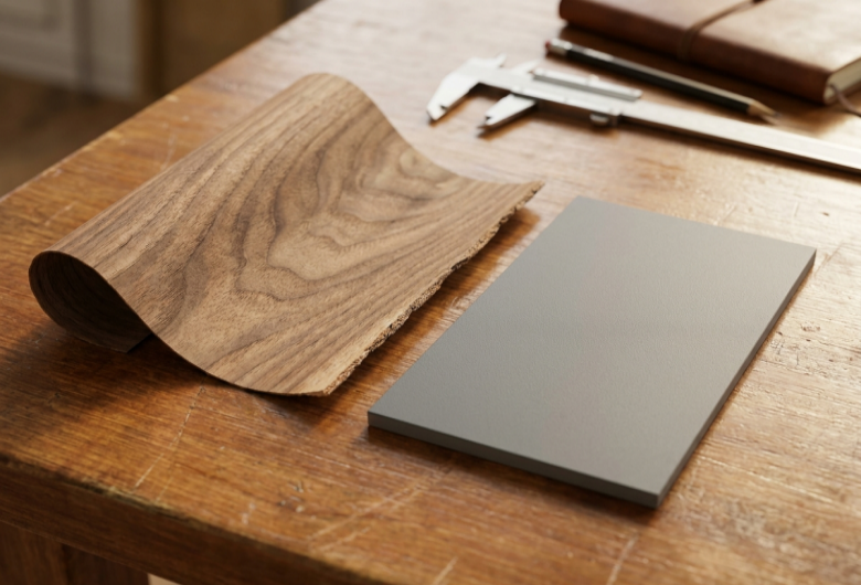 Veneer dan HPL: Apa Perbedaan Material Pelapis Furniture?