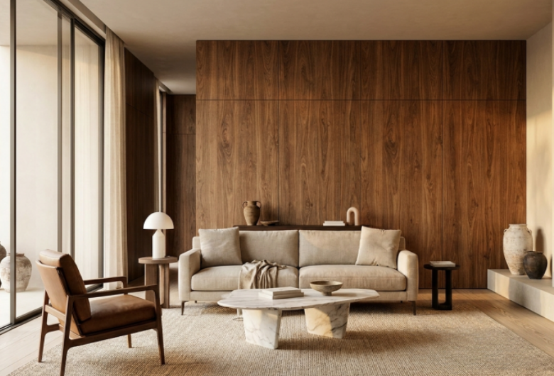 Panduan Memilih Veneer untuk Ruang Tamu Sesuai Gaya Interior