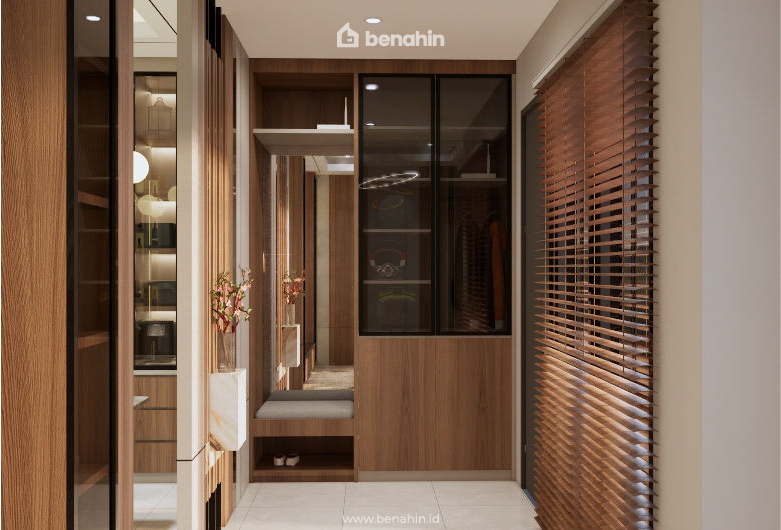 Desain Interior KM House Mrs K Cluster Klasika Levante Grand Wisata