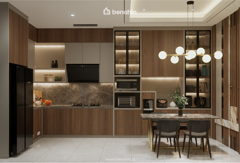 Desain Interior KM House Mrs K Cluster Klasika Levante Grand Wisata